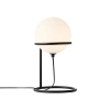 Stolikowa lampa okrągła Wilson 2412575003 biała czarna
