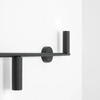 Minimalistyczna lampa ścienna Trevo 1104Y1 do salonu czarna