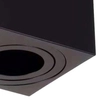 Minimalistyczna LAMPA sufitowa BIMA ML7013 Milagro nowoczesna kostka metalowa czarna