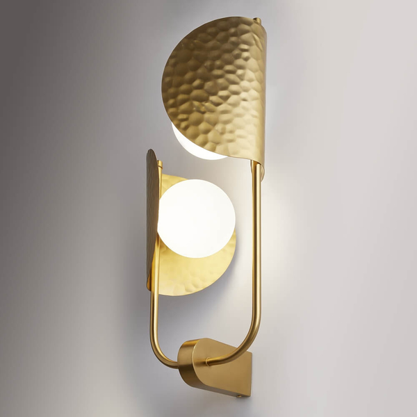 Ścienna lampa sypialniana Tropic MOD164WL-02BS1 Maytoni mosiądz biała