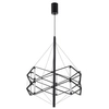 Wisząca lampa do salonu SPACE ST-9858 P/S black LED 20W industrialna czarny