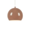 Wisząca lampa nad wyspę Pop 108990 lakierowana kula brązowy