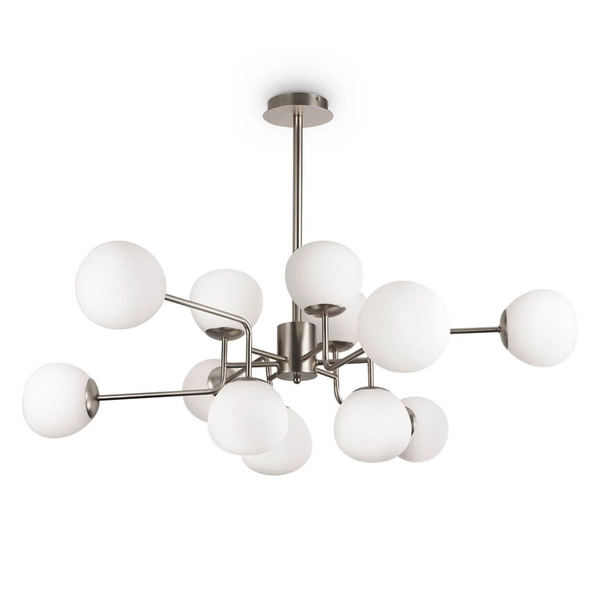 Plafoniera LAMPA modernistyczna ERICH MOD221-PL-12-N Maytoni sufitowa OPRAWA modernistyczny plafon molekuły białe