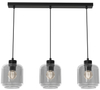 Lampa wisząca Sombra MLP8374 3-płomienna przydymiona czarna