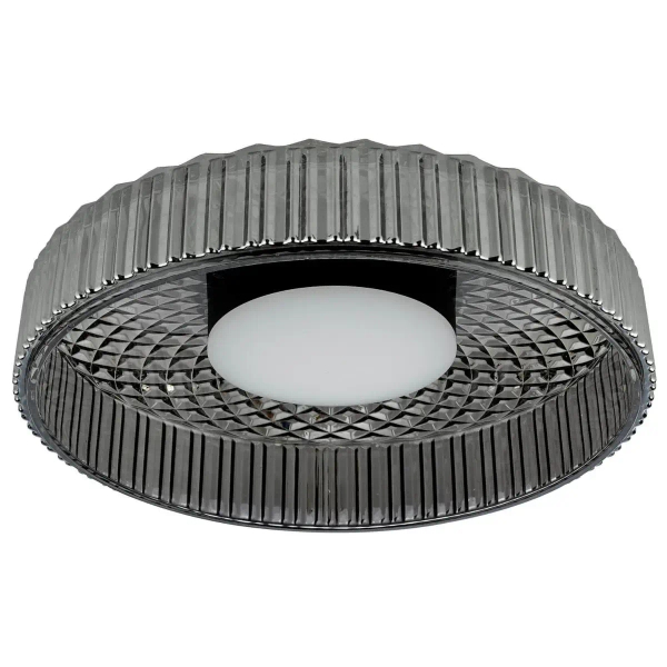 Ledowa lampa sufitowa Leena LEE5222 LED 16W 2700K okrągły przydymiony