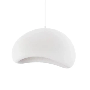 Lampa wisząca kopułowa PALINZA LE45316 do salonu biała