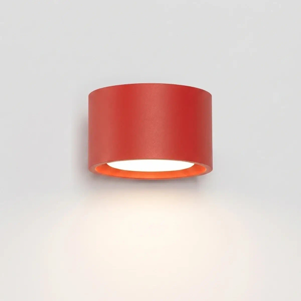 Czerwona lampa ścienna MODO SL.2477 1xGx53 metalowy kinkiet