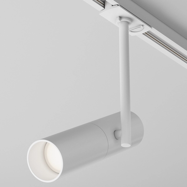 Lampa szynowa do sypialni Elti TR005-1-GU10-W regulowana 1-fazowa biała