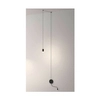 Lampa ścienna Flusso MSE1501100474 LED 2,5W 3000K z podwieszeniem czarna