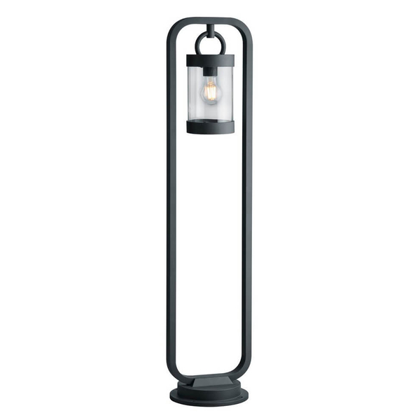 Stojąca lampa na taras CUSTYRA DL142404160 metalowa IP44 antracyt