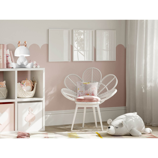 Lampka z włącznikiem stolikowa Bunny KDR-6301-WH LED 3W 4000K biała