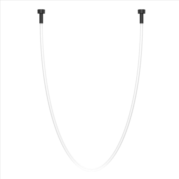 Podłużna lampa wisząca Hebi 3022 Shilo lina LED 38W 3000K wąż biały czarny