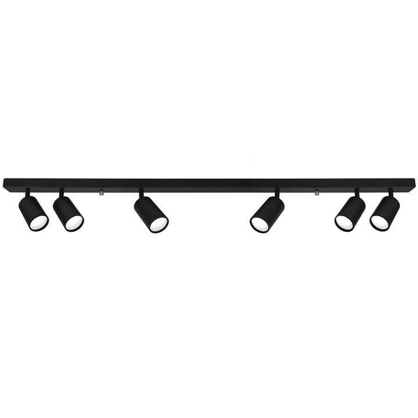 Regulowana LAMPA sufitowa SLP8122 MDECO metalowa OPRAWA listwa reflektorki czarne