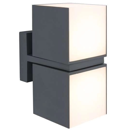 Lampa elewacyjna CUBA 5193801118 LED 23W 3000K kinkiet outdoor IP54 szary