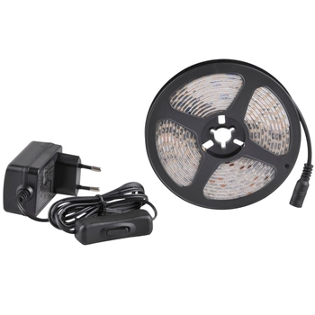 Taśma ledowa elastyczna zestaw 319142 Polux 9W 4000K neutralna IP65 2m zasilacz włącznik