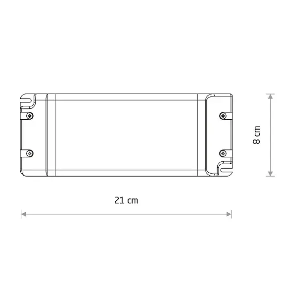 Zasilacz do szynoprzewodów 1-obwodowy 48V 320W 11278 czarny