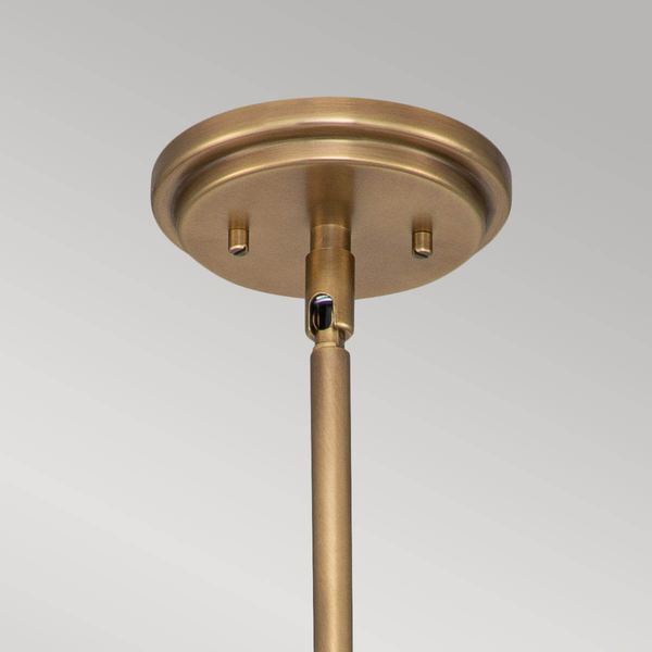 Jadalniana lampa wisząca Amelia HK-AMELIA-P-M-HB retro mosiądz biały