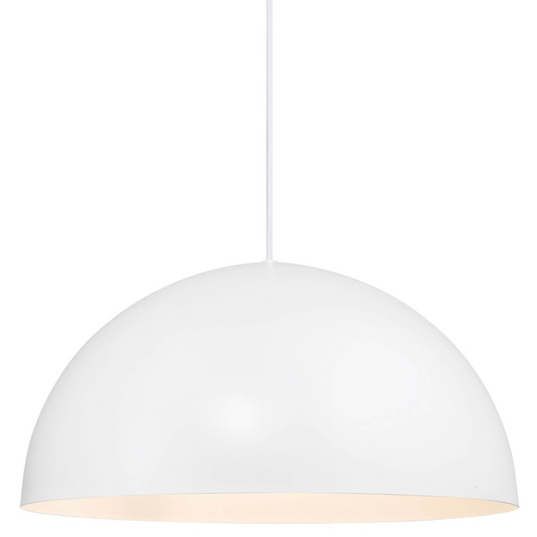 Jadalniana lampa wisząca Ellen 48573001 kopuła nad stół biały