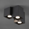 Lampa sufitowa FERNANDO 604900332 Trio do sypialni metalowa czarny outlet