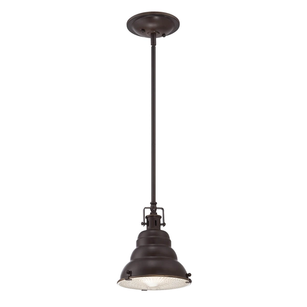 Kuchenna lampa wisząca QZ-EASTVALE-P-S industrial brąz