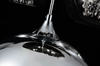 Glamour LAMPA wisząca FERMI P140-PL-170-5-N Maytoni okrągła OPRAWA szklany ZWIS kaskada kryształki chrom przezroczyste