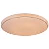 Okrągła LAMPA sufitowa BRUCE 2118 Rabalux metalowy plafon LED RGB 60W 3000K - 6000K z pilotem chrom