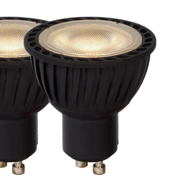 Ledowe żarówki 49006/16/30 GU10 LED 5W 3000K 330LM czarny