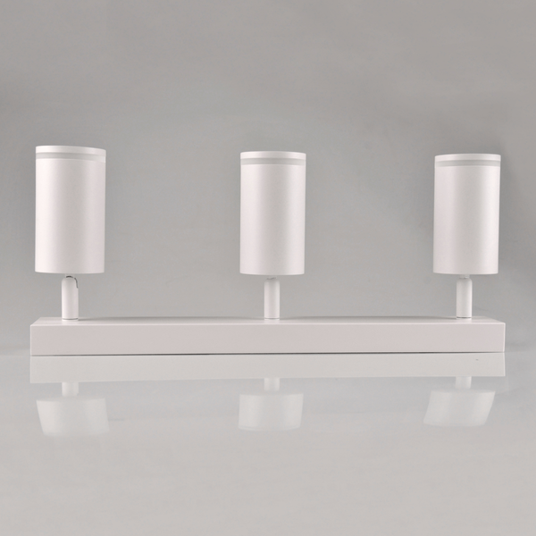 Ścienno-sufitowa lampa potrójna Paris 322296 tubki regulowane białe