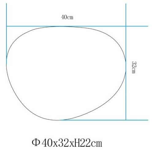 Lampa stojąca tarasowa Pebble ES-ST005 Step LED 5W RGBW IP54 owalna biała