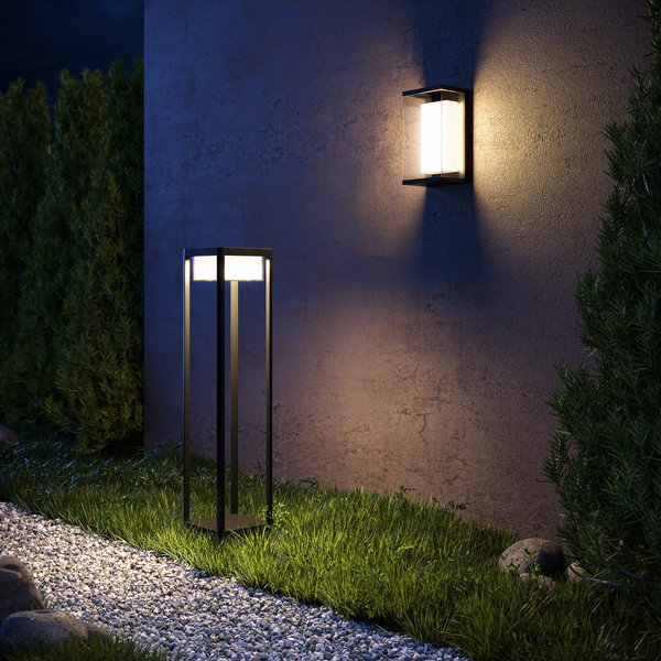 Lampa zewnętrzna stojąca Baker Street O021FL-L10B3K LED 10W 3000K czarna