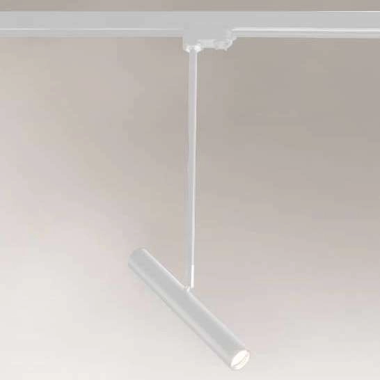 Reflektorowa LAMPA sufitowa YABU 7705 Shilo regulowana OPRAWA tuba do szynowego systemu 3-fazowego biała