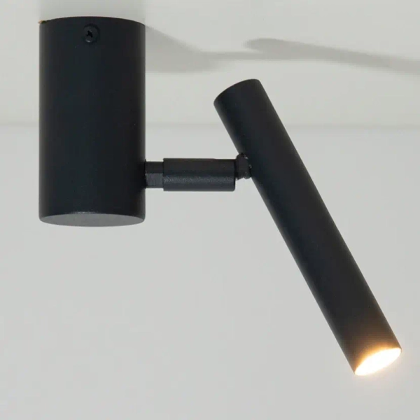 Biurowa lampa sufitowa Sopel 41470 ruchoma tubka grafitowa