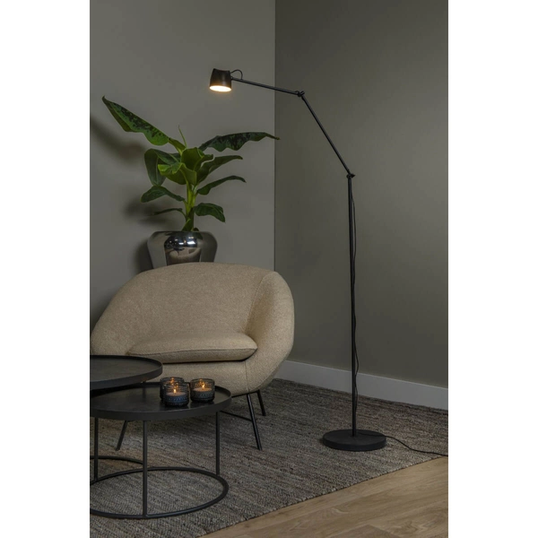 Regulowana lampa podłogowa MILNE 44716/06/30 LED 8W 2700K czarna