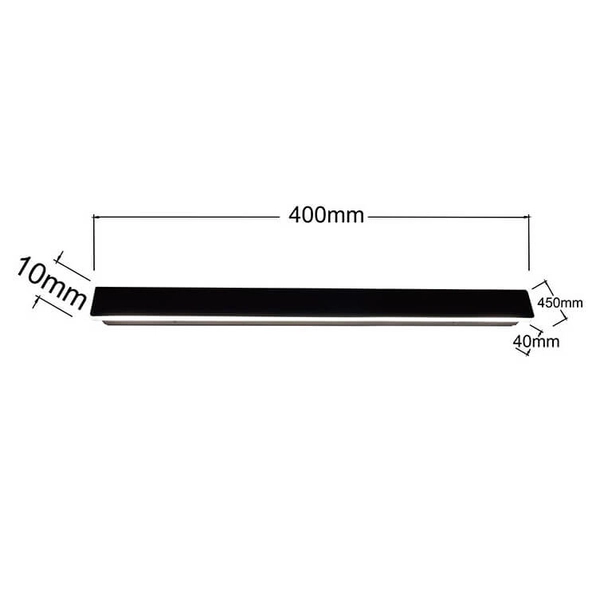 Kinkiet ścienny belka Bodo LP-789/1W 40 BK LED 12W 3000-6000K IP54 czarny