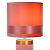 Stołowa LAMPA abażurowa EXTRAVAGANZA FRIZZLE 10500/81/66 Lucide nocna LAMPKA stojąca różowa