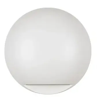 Okrągła lampa ścienna do ogrodu DONVELA LE75303 LED 3W 3000K IP65 biała