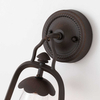 Zewnętrzna lampa ścienna Miners MINERS-WALL Elstead IP44 szkło brązowy