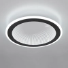 Okrągła lampa sufitowa GLACE R67681132 LED 21,5W 2700-6500K czarny biały
