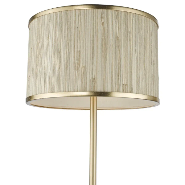 Stojąca podłogowa lampa Fernella FEN4935 do salonu trawa morska złoty