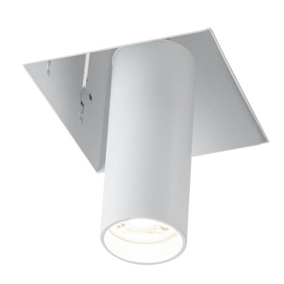 Sufitowa lampa Yamato 3037 Shilo tuba spot do sypialni metalowa biała