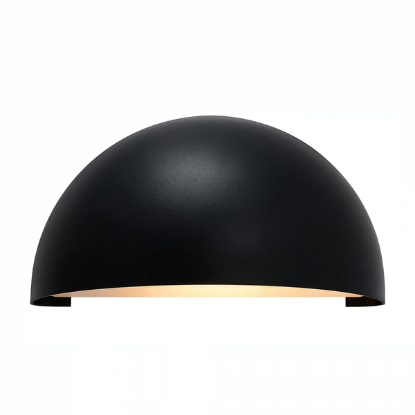 Elewacyjna lampa zewnętrzna SCOR 2320721003 IP44 półokrąg czarny