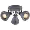 LAMPA industrialna CRODO 98-71132 Candellux regulowana OPRAWA sufitowa metalowe reflektorki szare