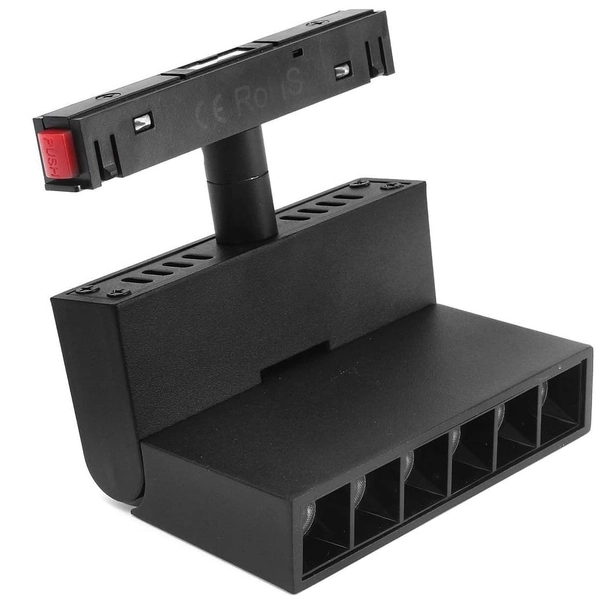 Łamana lampa szynowa magnetyczna 3-fazowa 482 Domeno LED 6W 3000K czarna