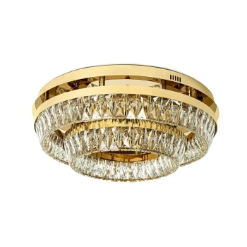 Sufitowa lampa glamour SAVOY MSE1501100530 LED 53W 3000K złota