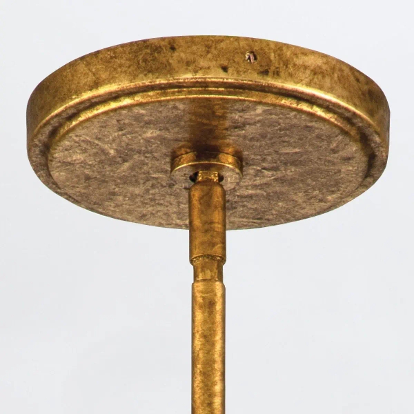 Podłużna zwisająca lampa Sawgrass QN-SAWGRASS-MP-DG-O szklana złota