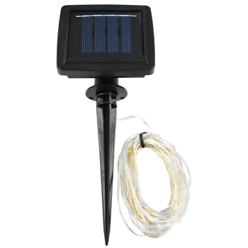 Girlanda solarna Micro EKO0624 LED 0,06W 3000K IP44 15m czarna