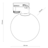 Okrągła lampa do szynoprzewodu 1-fazowego Tracer 4922 TK Lighting grafitowa