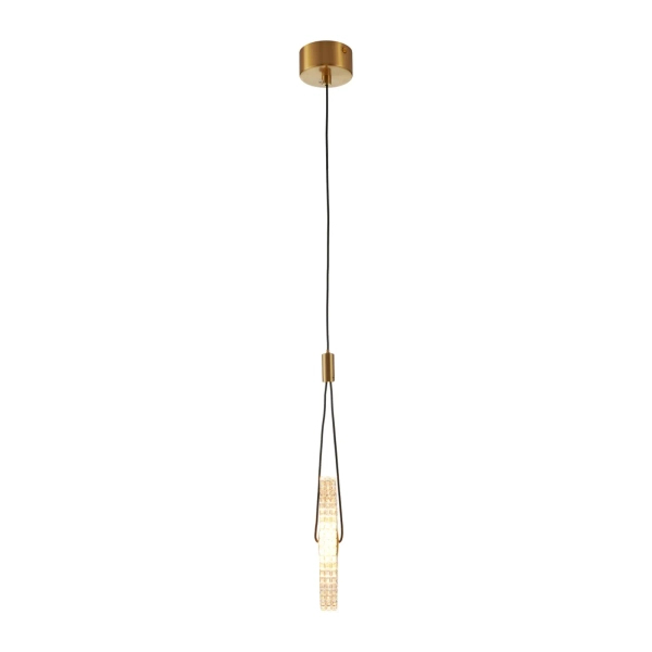 Wisząca lampa złota SUNBLAST LED 5W 3000K talerz nad stół ST-DL5623