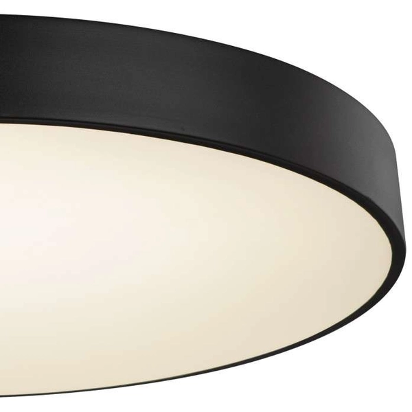 LAMPA sufitowa WISS 41744-48S Globo okrągła OPRAWA plafon LED 48W 3000K - 6000K metalowy czarny