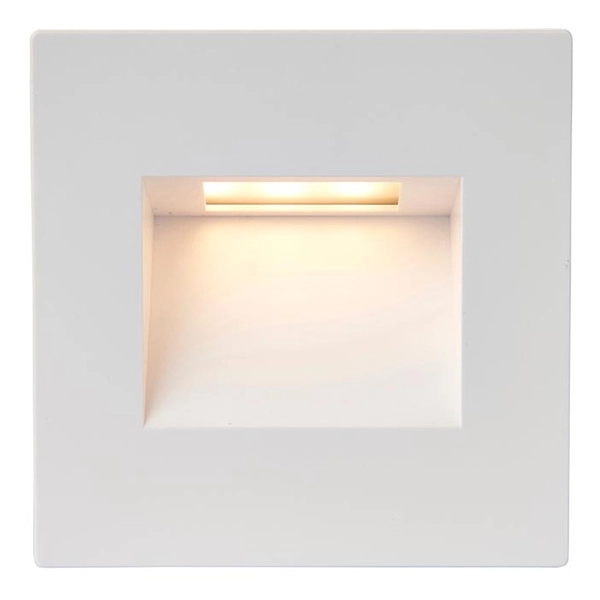 Ramka do lampy wpuszczanej Albus 99763 kwadratowa biała